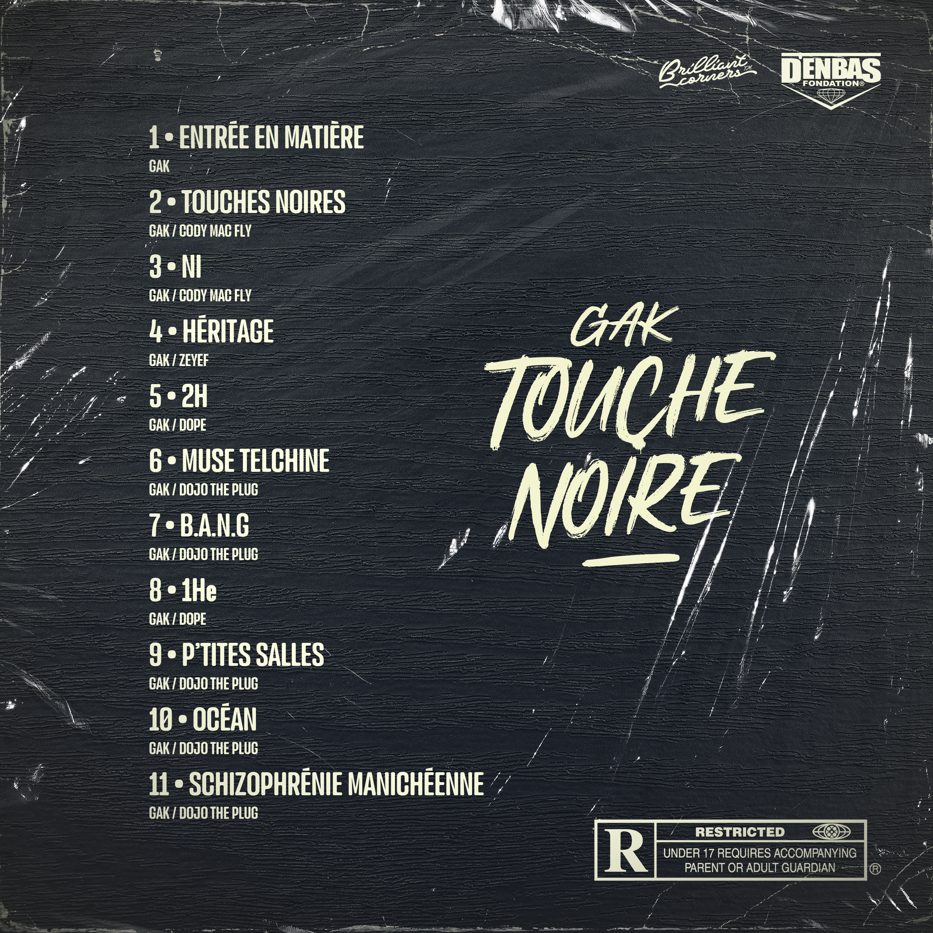 Album Touche Noire en cd