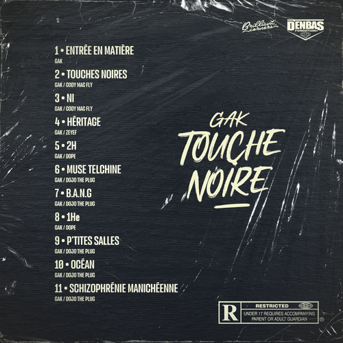Album Touche Noire en cd